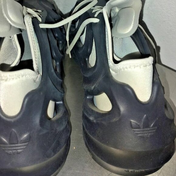 ADIDAS adiFOM Q Legend Ink Aluminum Men's Size 11.5 Athletic Tennis Shoes Laces - Picture 4 of 8